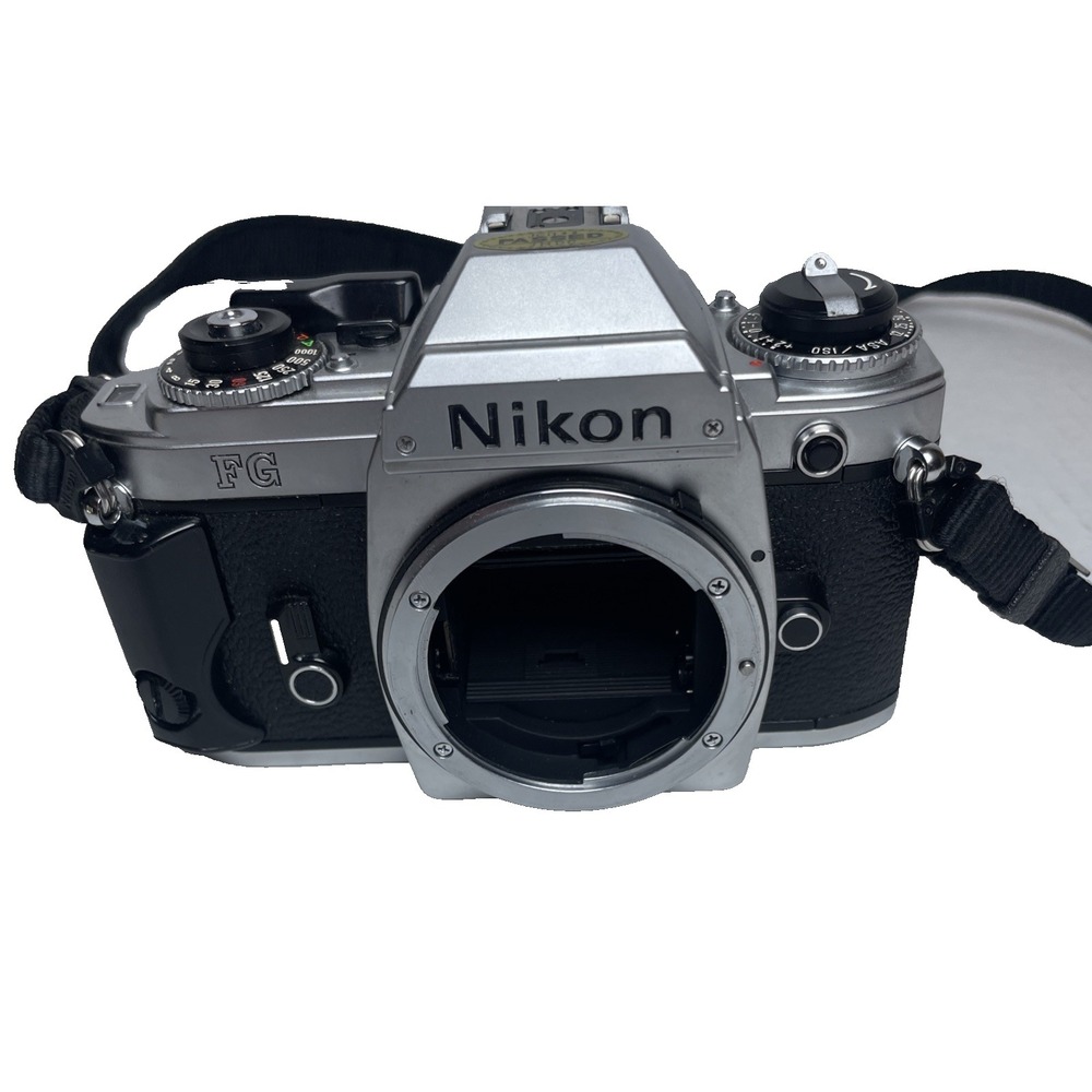 Nikon FG F-G Chrome 35mm Film analog SLR camera body ONLY not working